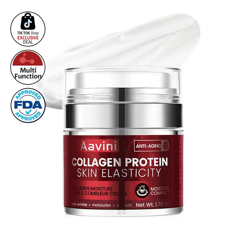 Aavini Collagen, Retinol & Hyaluronic Acid Cream, Instant Face Lift Cream, Anti-Aging,Anti-Wrinkle, Wrinkle-Fighting Face Moisturizer for Face, Neck & Décolleté, Gentle Daily Moisturizer Face Exfoliator Cream,Hydrating Face Moisturizer,Sensitive Skin