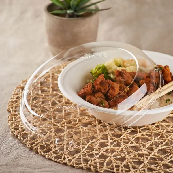 [200 ct] Plastic Dome Bowl Lids | PET | 211.9 mm