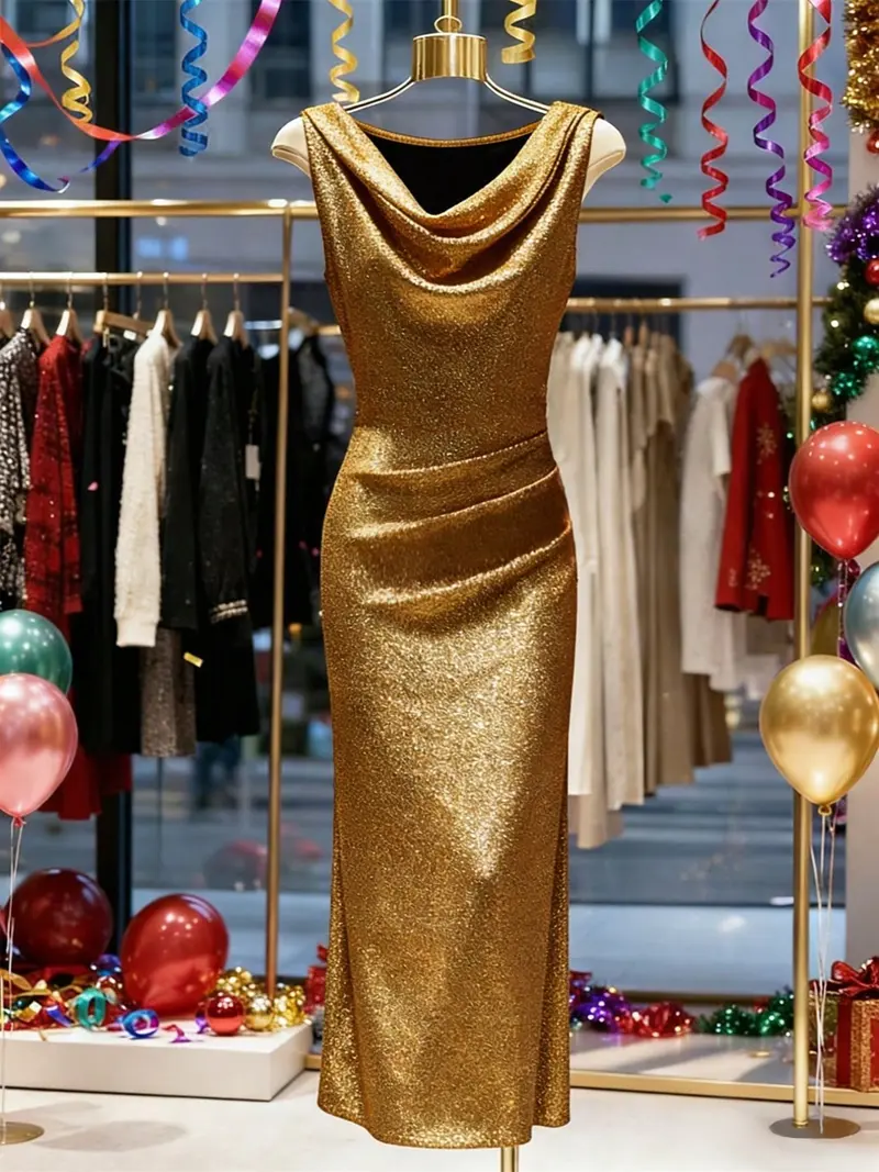 subdued sparkly dress - TikTok Shop