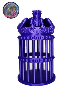 Dragon Dice Cage | Dice Storage | D&D Dice Cage | Cute Storage container | Dice Tower Accessory | Dice Box | Dragon Decor | Aesthetic Room Decor | Board Games | Board Game Accessory | Fairy | Renaissance | RPG