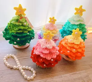 KnitAra-100% Handmade Christmas Tree - Unique Gift for Cozy Holiday Decor - Perfect for Festive Home Decor