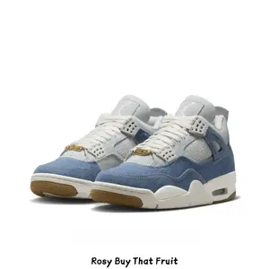 Worn Blue Denim & Suede Mid-Top Sneakers - Vintage Streetwear Shoes with Gum Sole, Trendy Unisex Casual Footwear