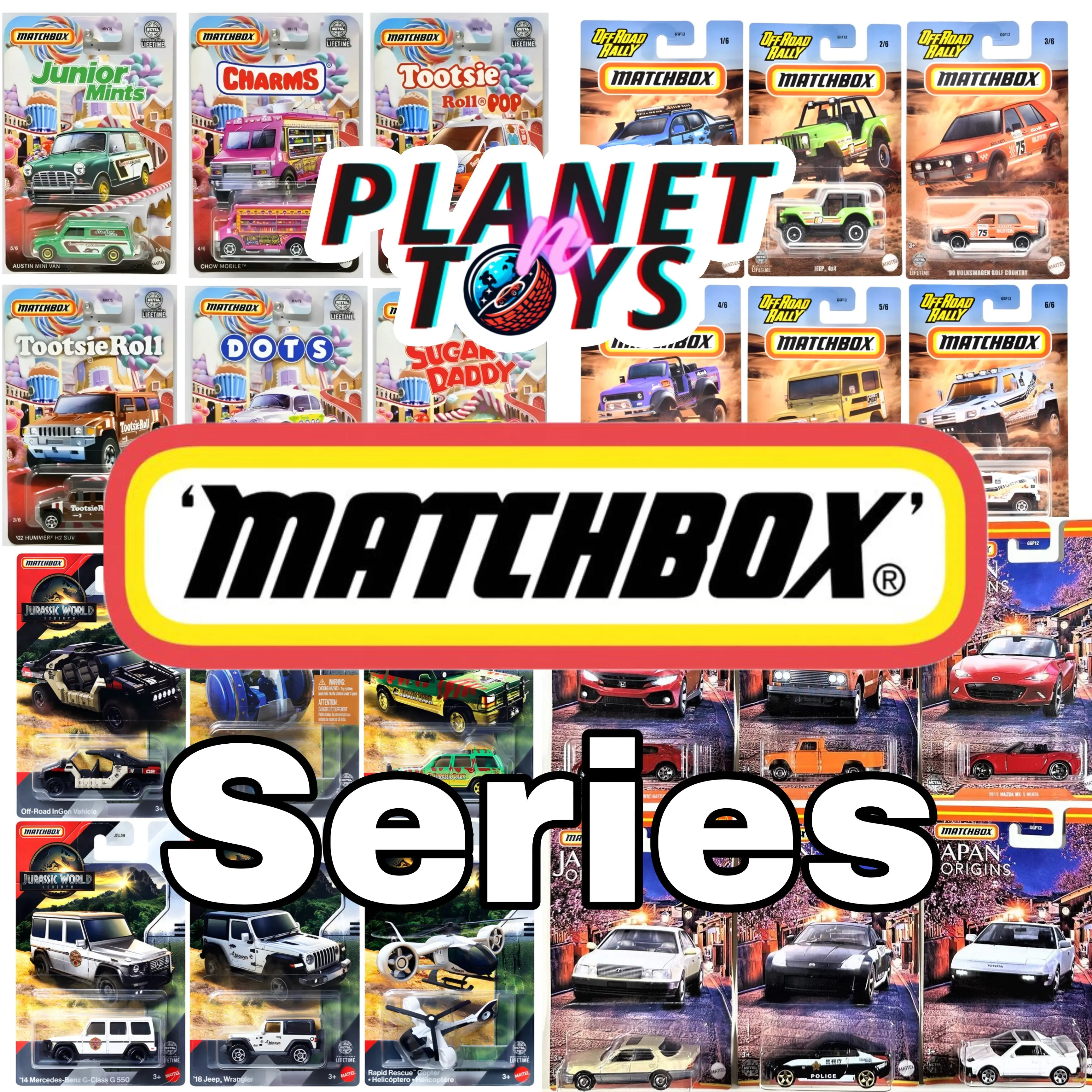 Matchbox Series 1:64 Assorted Diecast Matchbox Series 1:64 Assorted Diecast