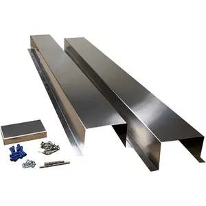 Residential Series - 26 Gauge Stainless Steel Metal HVAC Line Set Covers