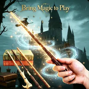 Handcrafted Resin Magic Wand-Mystical Fantasy Wizard Prop,Cosplay Accessory,Interactive Play Toy,Collectible Gift for Toys& Hobbies Enthusiasts, Role Play Party Decoration
