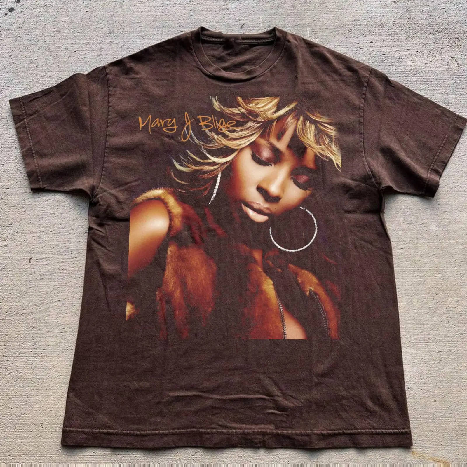 RARE Original Vintage 2002 Mary J Blige R&B Music shirt