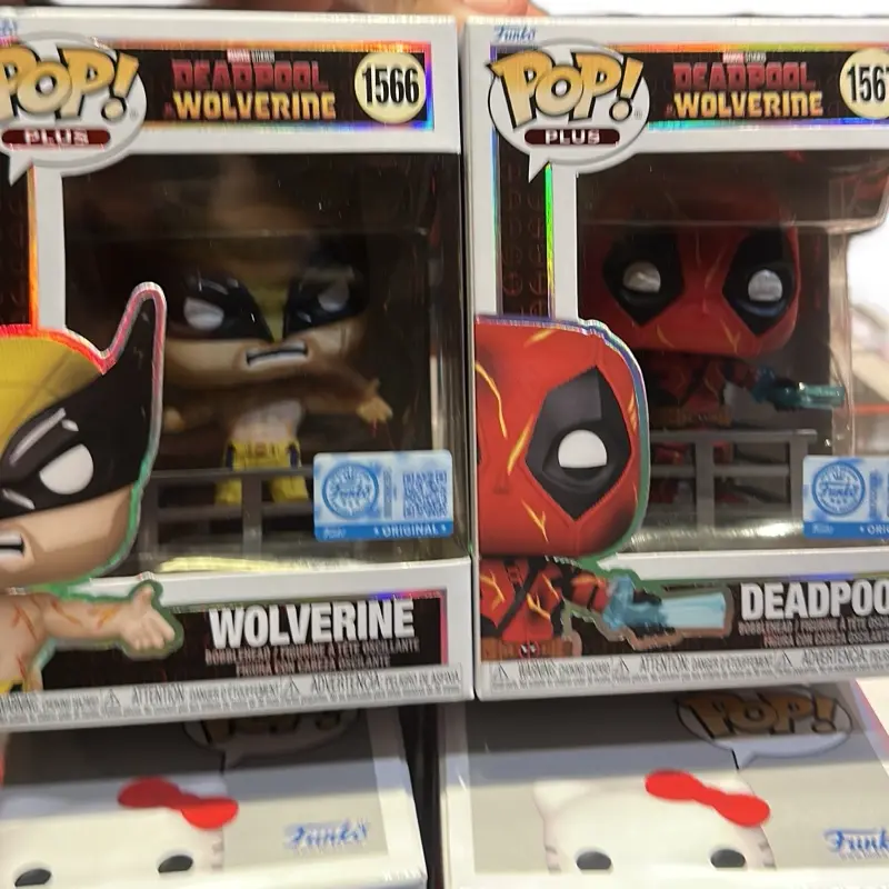 Funko Pop Set Figures - Wolverine, Deadpool Collectible Bobbleheads, Collectible Items, Ideal Gift for Collectors