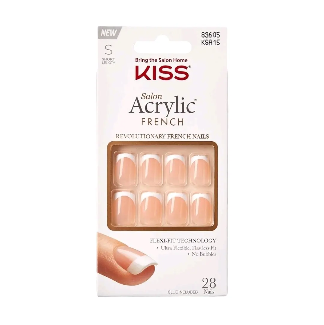 Kiss Salon Acrylic Press On Nails French