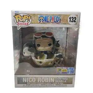 Funko Pop Vinyl Figure Nico Robin with Mini Merry 2 Sdcc con sticker