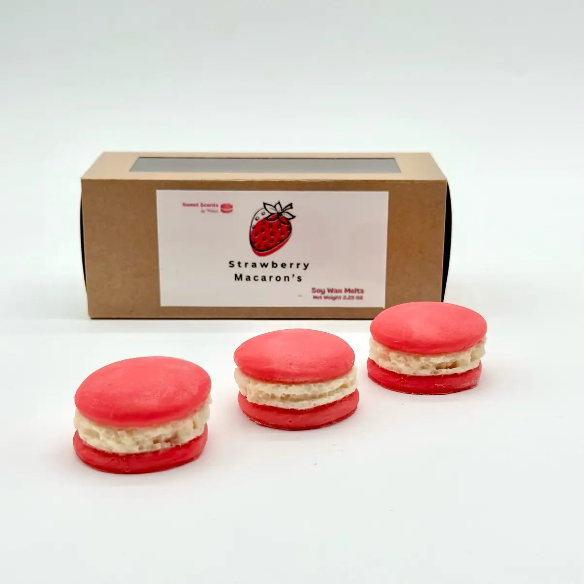Strawberry Poundcake Macaroon Soy Wax Melts