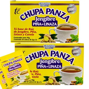 CHUPA PANZA 2 PACK Herbal Tea - Refreshing Pineapple Powder Beverage with Calming Herbal Benefits for Relaxation & Stress Relief