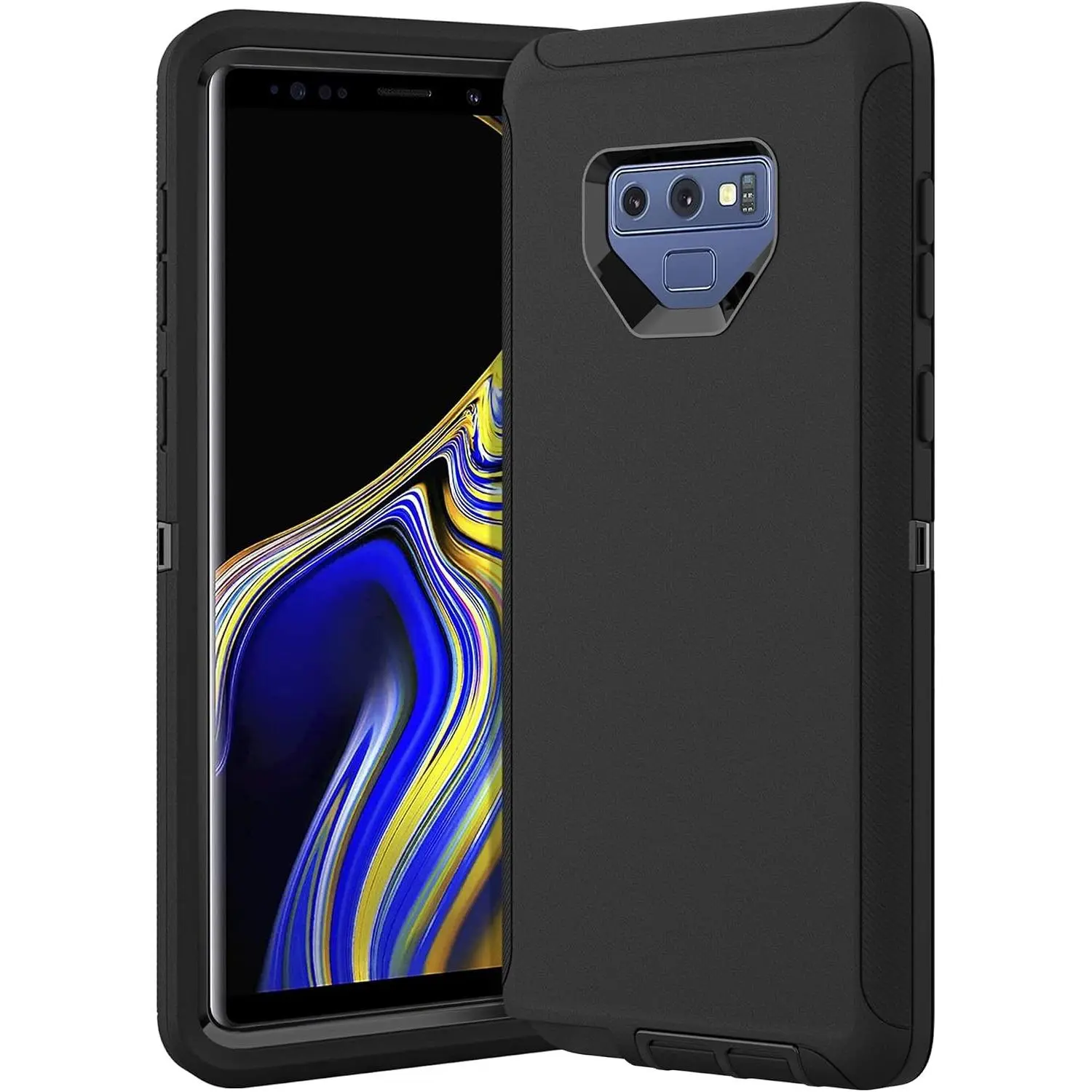 for Samsung Galaxy Note 9 Case,Dropproof Shockproof Heavy Duty Protective for Samsung Note 9 Case, 6.4 Inch(Black)