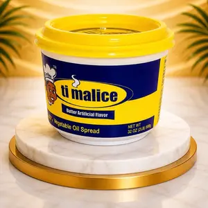 Carribex Ti Malice Butter-Flavor Vegetable Oil Spread Snack, 32 oz (2 lb)