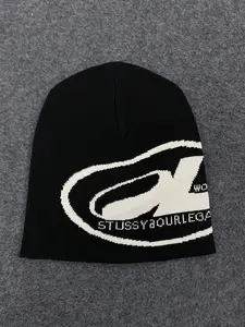 2025 new knitted Y2K style couple style fashionable all-match warm hat jacquard hat Beanie Fitted Casual Trendy Hat Casual Outdoor Hat