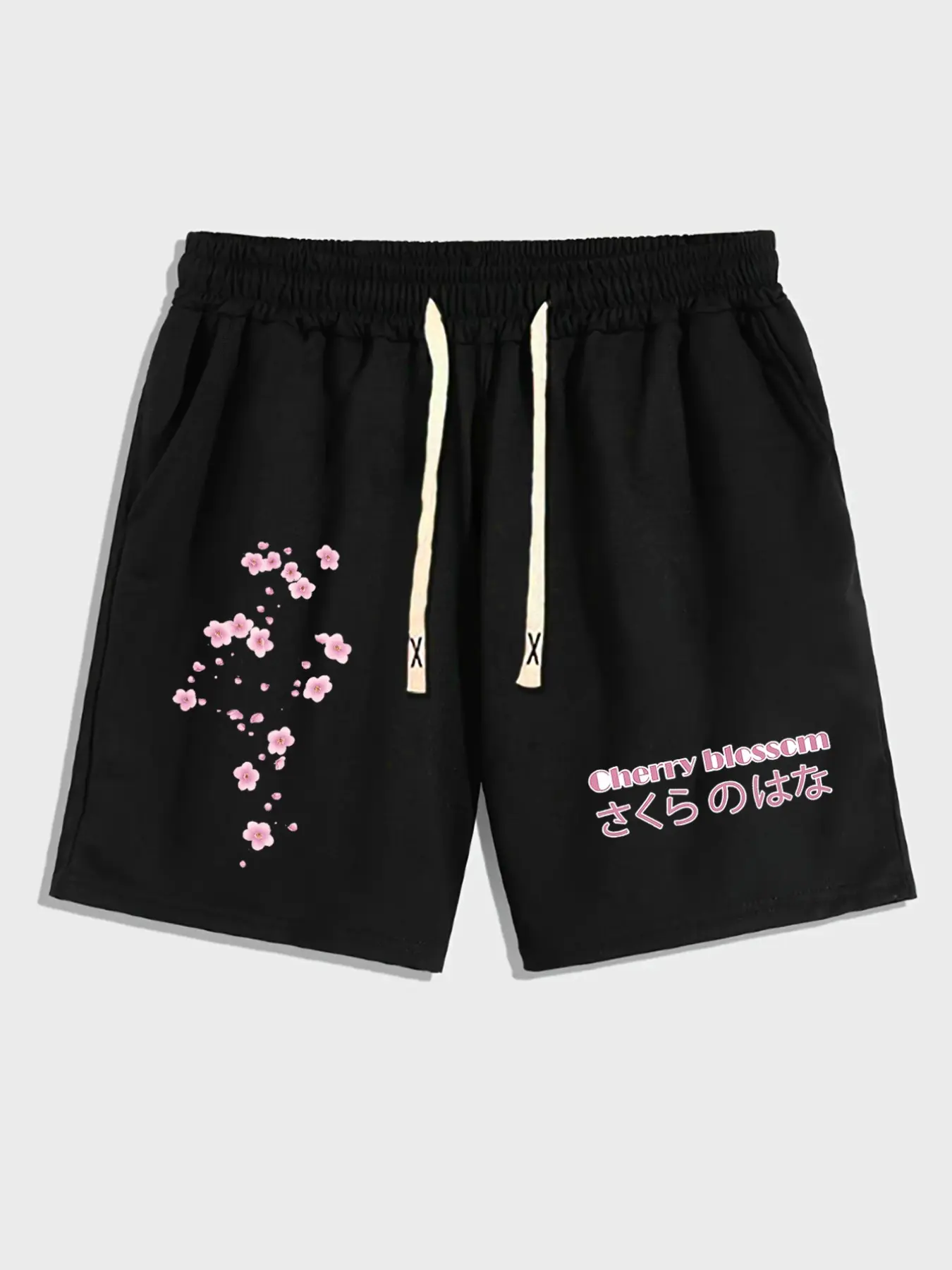 Mens Jeans Shorts Capri Denim Japanese Pattern Embroidery Phoenix