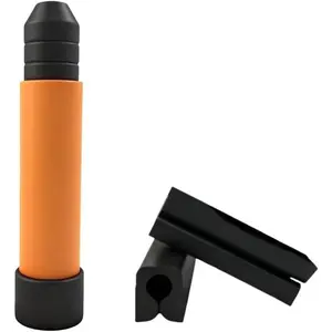 Outboard Motor Support with 2 Steering Cylinders Stabilizer Clips, 2 Ram Trim Tilt, Accessories for Pontoon Boats, Orange