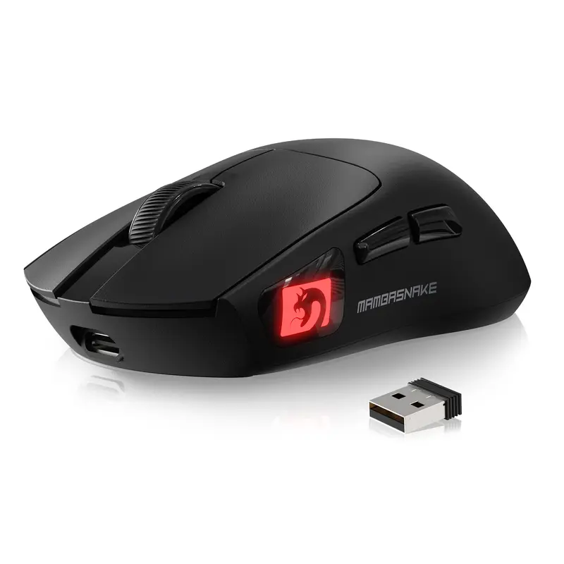 MAMBASNAKE M5 Ultra Carbon Fiber Wireless PAW3950MAX Gaming Mouse