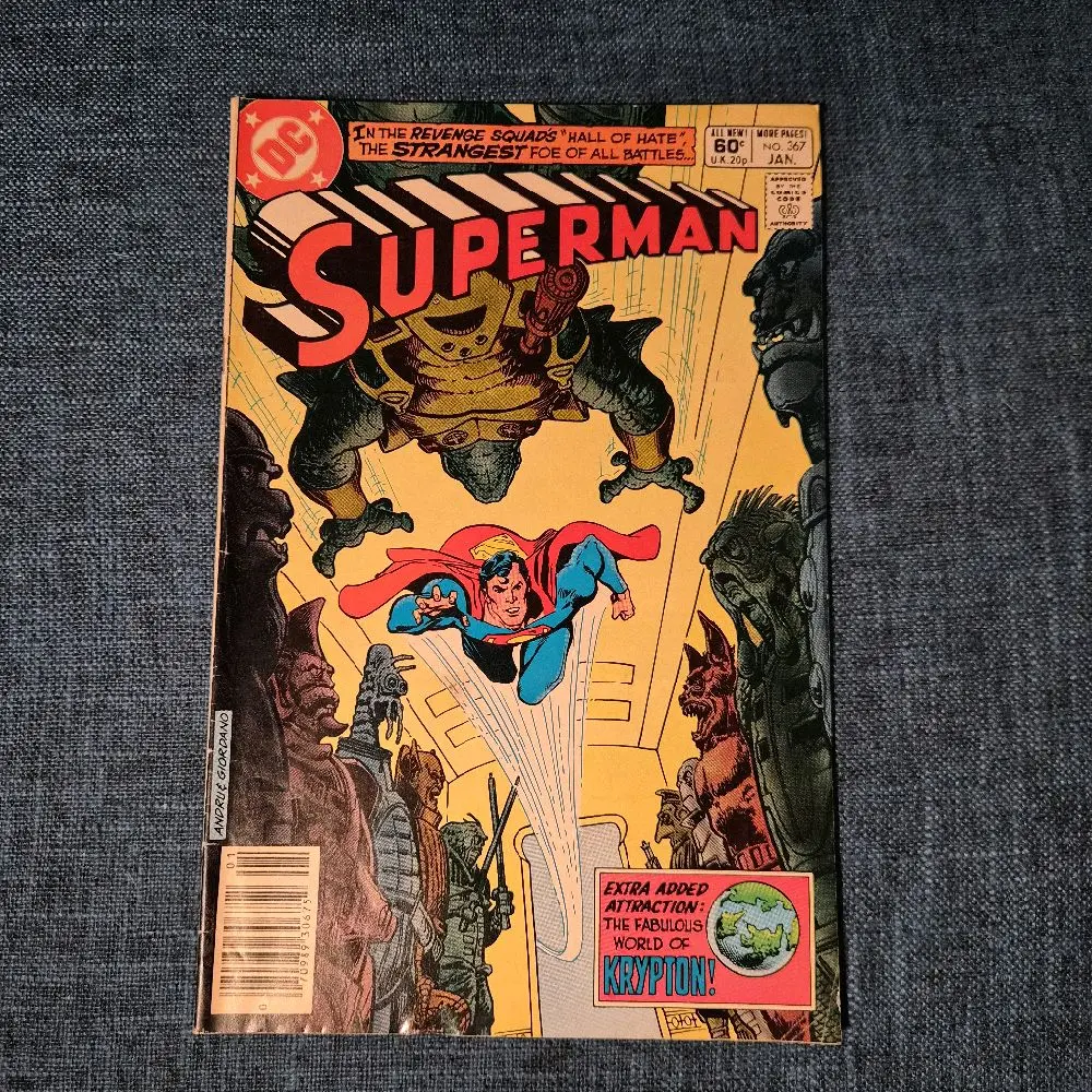 DC Comics Superman January 1982 Issue 367 The Revengers Strike Back Classic Comic Book