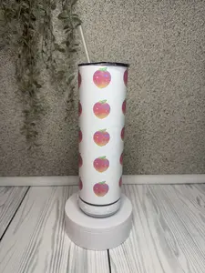 20oz Tumbler with Bluetooth Speaker Juicy Peach