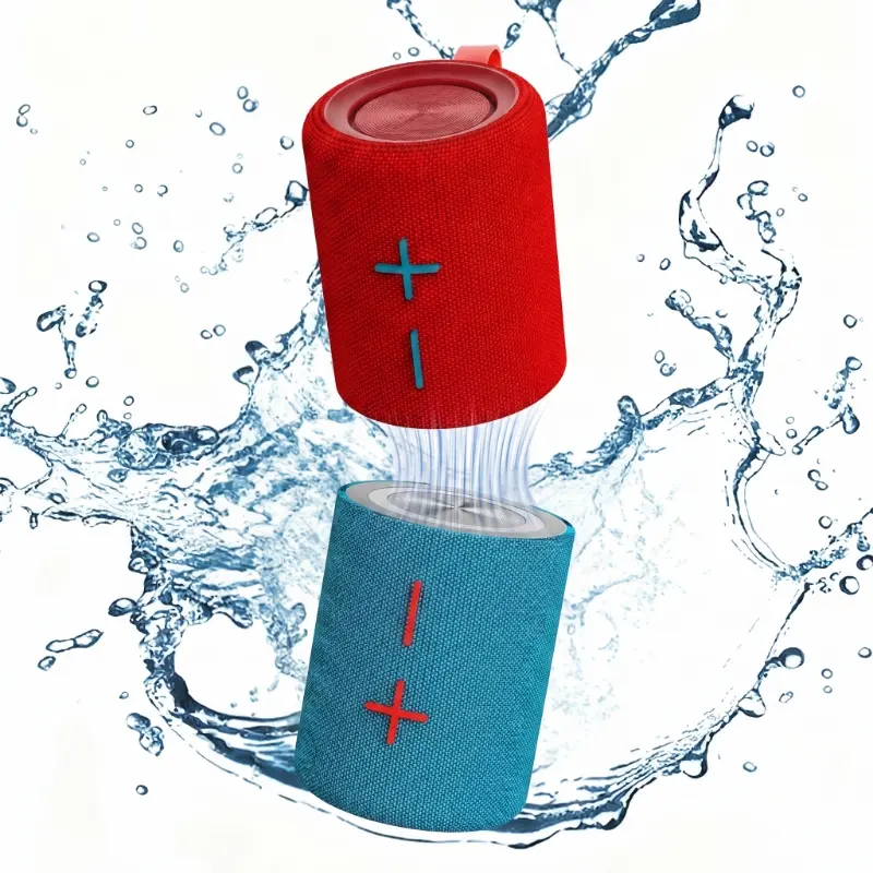 Super Summer Sale TWINS 2-in-1 Wireless Speaker Magnetic Speaker Bluetooth Speaker FM Radio Aux Input Sports Outdoor Duo Sound System TWS Pairing AUX Moud Gift for Child Lovers subwoofer Halloween Christmas