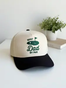 Par's embroidered "Best Dad" baseball cap, a funny hat for dads who love golf, a Father's Day gift.