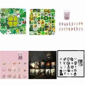 16.0-Sticker and Paper Material Pack for Junk Journaling, Scrapbooking, and Mixed Crafts