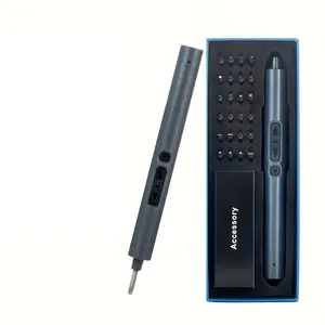 USB Rechargeable Electric Screwdriver, Portable Electric Screwdriver with LED Light, Mini Cordless Screwdriver Repair Kit, Power Tool Sets