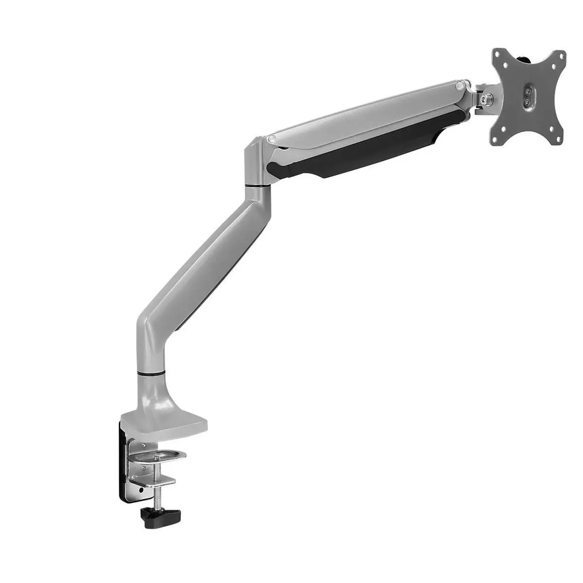 Mount-It MI-1771 Ergonomic Sit-Stand Office Computer Monitor Stand, 212 MAIN Aluminum Spring Arm with VESA Mount, 32 in. Height-Adjustable for Adjustable Height Desks, Black, Adjustable Height Desk