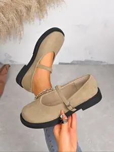 New Women's All-Season Fashion Loafers, Simple Design, Comfortable Sole, Casual PU Leather Shoes, Perfect for Work and Daily