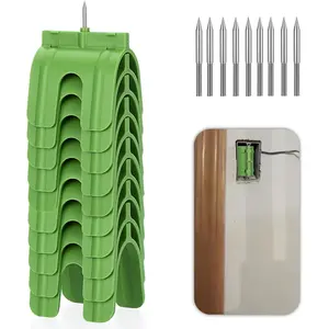 10 Packs Outlet Marker for Drywall Installation, Drywall Marking Tool for Electrical Outlets, ABS Plastic Electric Wire Protection, Orange (10, Green)