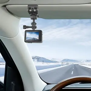 Car Sun Visor Mount, 360 Degree Rotatable Car Sun Visor Holder, Car Interior Accessories for Insta360 One X2 X3