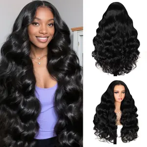 [Blend] Teslal Hair Wear It and Go Glueless Wig Pre Cut HD Lace 6X6 TPart Wigs 220% Density Body Wave Adjustable Straps Pre-Plucked Wig Soft And Affordable #SummerVibes