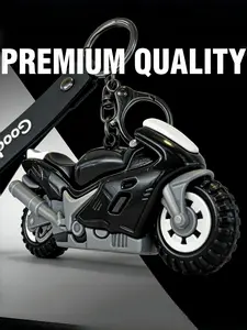Cool Mini Motorcycle Keychain, Colorful Off-Road Bike Key Ring, Motorbike Enthusiasts' Exclusive Bag Decoration Gift