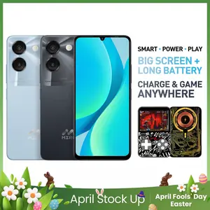 【C67】MIRO Unlocked Smartphone - 6.75" HD+ 90Hz Display, MediaTek Helio G36 8-Core, 4900mAh Battery, 8GB RAM, 64GB Storage, Dual Rear Cameras, Black/Blue