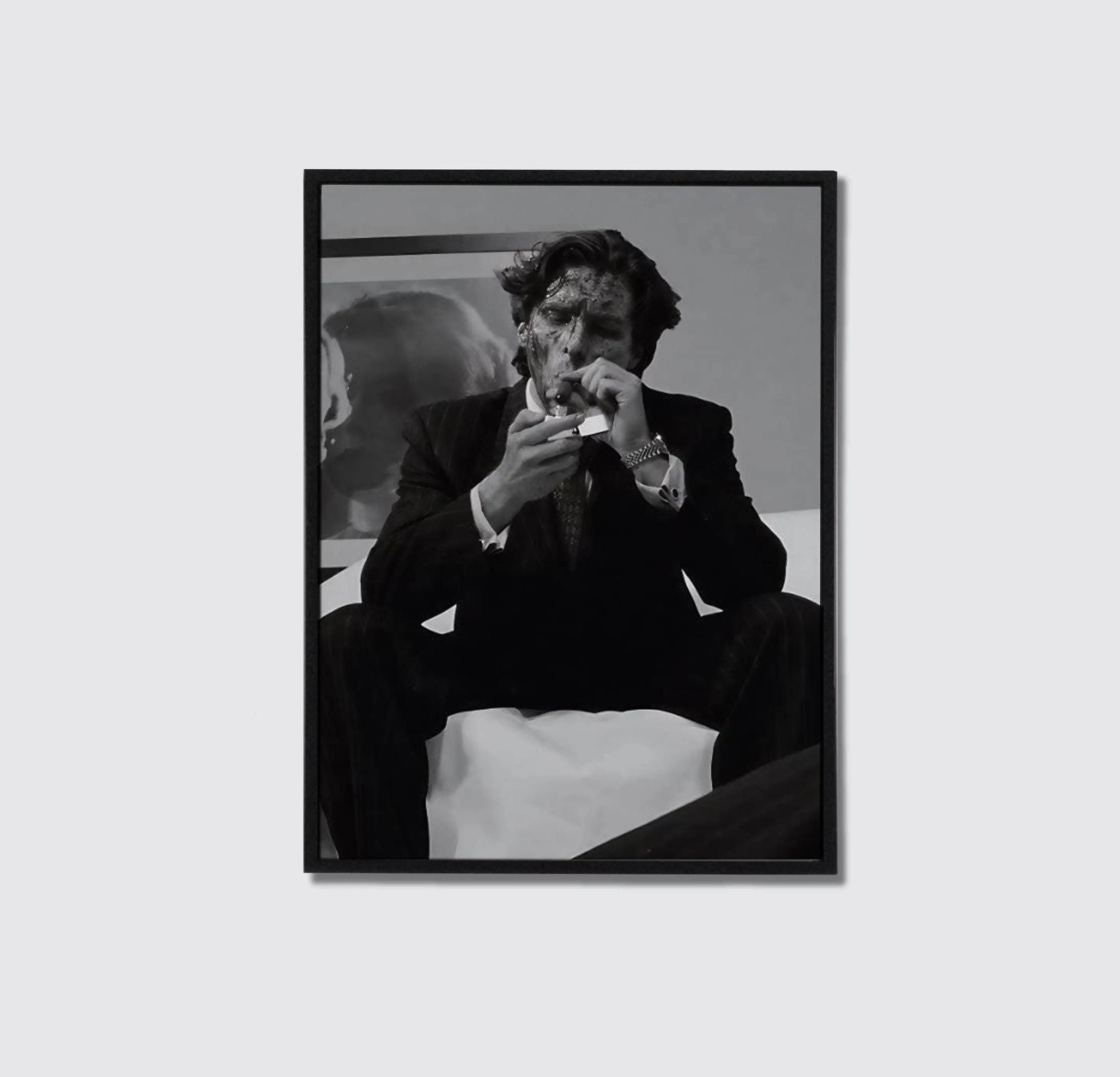 [Sale Up To 60%] - (No frame, Free Ship) - American Psycho Poster – Patrick Bateman Wall Art Print, Dark Aesthetic Movie Decor, Cult Classic Film Poster