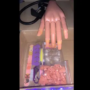 Nail practice hand