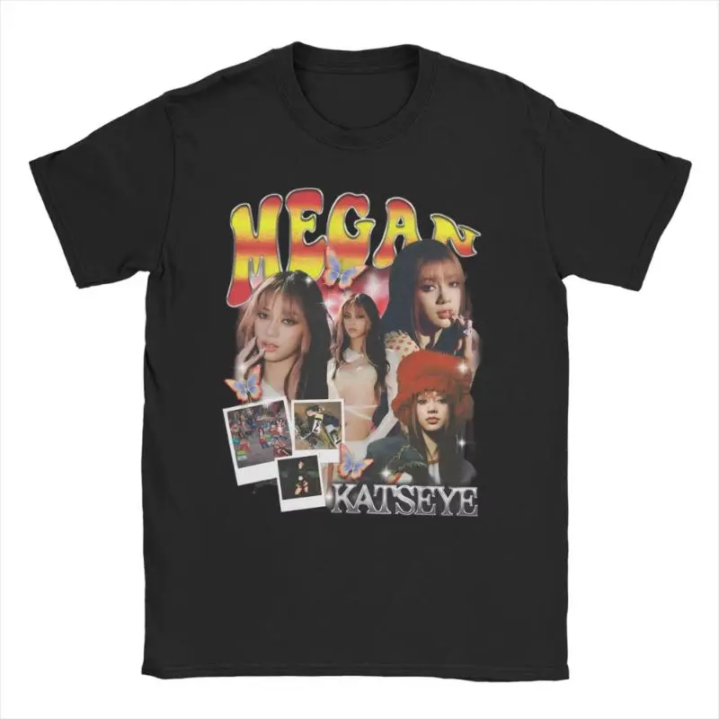 Women's Men's Megan Katseye Gnarly T Shirt Soft Is Strong Album Loose Cotton Short Sleeve Round Collar Tee Summer T-Shirts