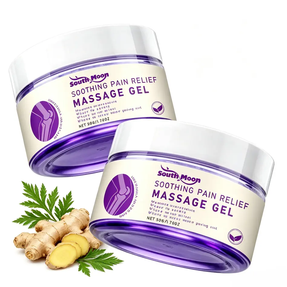 【Buy 1 Get 1】South Moon Joint Care Gel - Natural Wormwood Leaf & Ginger Formula, Health Therapy for Knee & Waist Pain Relief, Deep Comfort Massage Cream Gel Therapeutic Healthcare