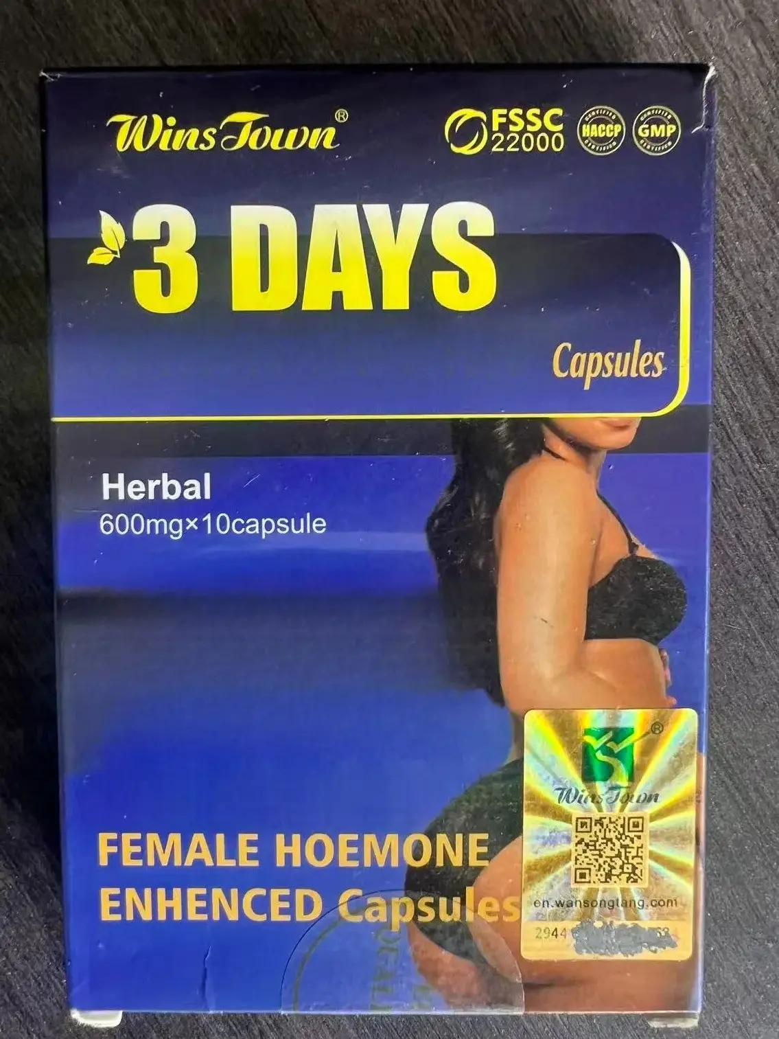 Winstown Women's Mineral-Rich Feminine Balance Herbal Supplements - Vegan, Edible Dietary Capsules, Hormone Support, Wellness Care, Edible Form