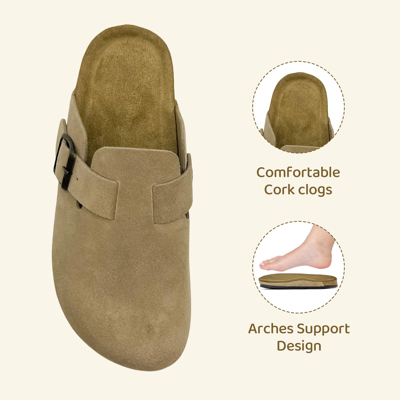 Kids' Premium Suede Clogs with Adjustable Shoes – Comfortable Retro Mules for Boys and Girls, Perfect for Casual Daily Wear & Outdoor Play