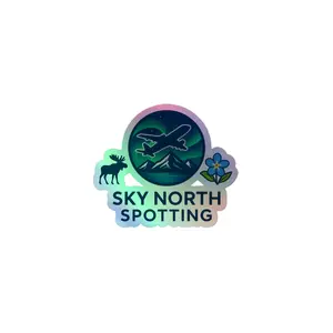 Sky North Spotting Holographic Stickers