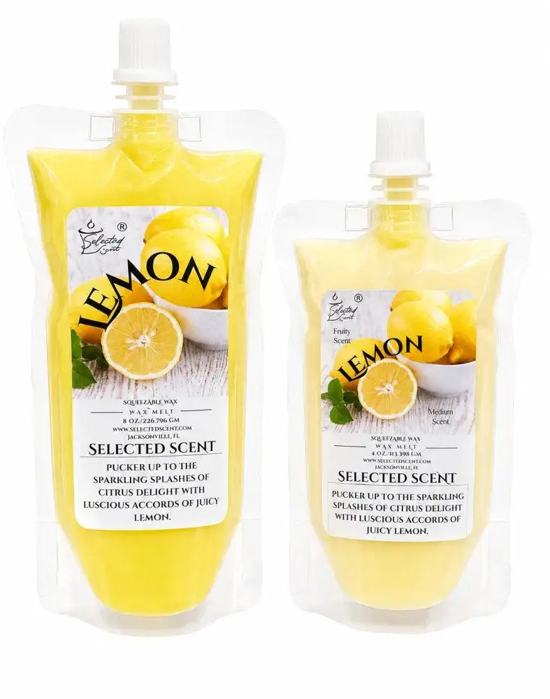 Lemon Squeezable Wax Melt Long Lasting Lemon Fragrance