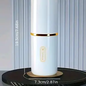 1pc Portable Travel Toothbrush Cup - Can store toothbrushes, toothpaste, mouthwash cup - Lightweight - Perfect for home and outdoor use - The perfect Christmas gift, a must-have for travel hygiene. not suitable for electric toothbrushes.