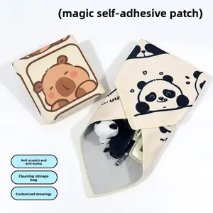 The Magic Wrap, The Magic Self-adhesive Wrap for packing,Magic cloth bag,Easy-stored organizer for electronics,Easy-adjust Traveling bag, Make up cloth, and make-ups. Holiday Season Gift,Christmas Gift