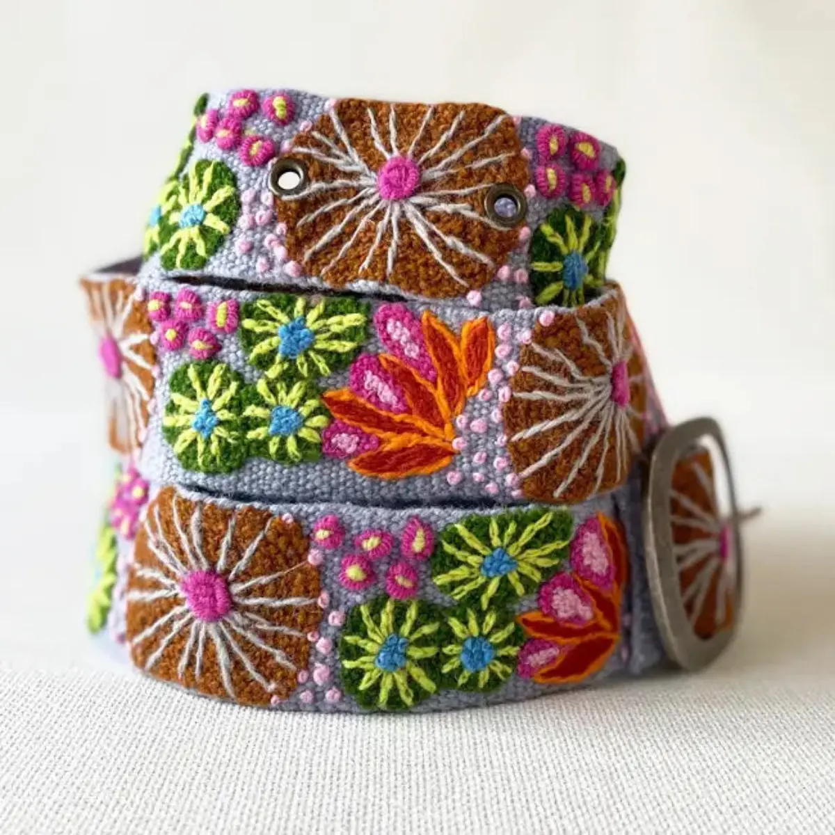 Jenny Krauss Evening Shade Embroidered Belt