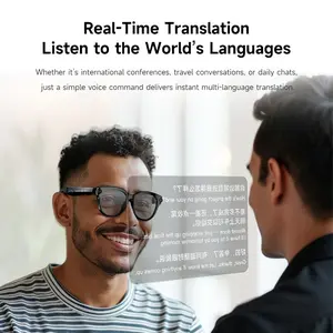 M89 Smart Glasses 2 Megapixel Camera, Ai Voice Real-Time Translation, Type-C Voice Calls, Listen to Music, Intelligent Sunglasses, Multifunctional Audio Sunglasses, Wireless Smart Glasses, Wearable Smart Glasses