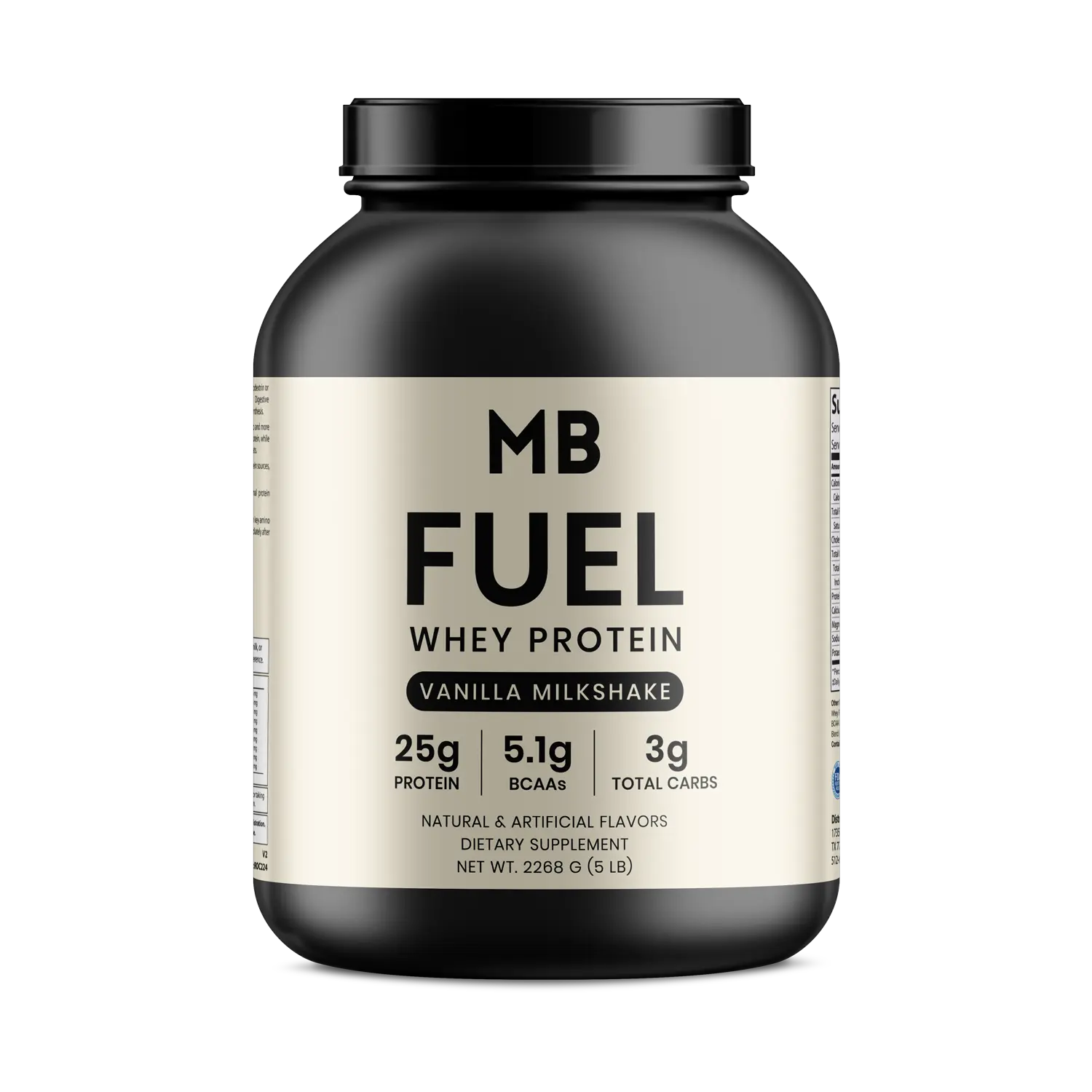 Fuel+ – Whey Protein (Vanilla, 5lb)