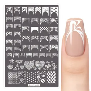 Complete Nail Design Tools, Ideal for Nail Enthusiasts, Nail Art Transfer Plate Set, Full Kit for Nail Art Transfers, Essential Beauty Supplies
