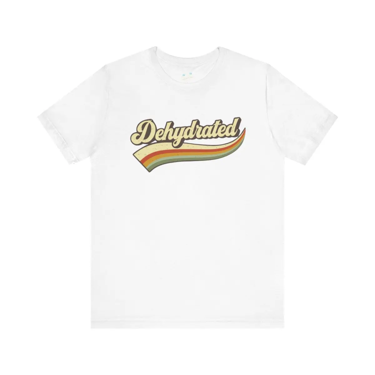 Dehydrated Funny Tee, Unisex Jersey Short Sleeve T-Shirt, Retro Shirt, Vintage Top, Cool Graphic Tee, Hipster Tee Casual Classic Cotton Fabric Menswear