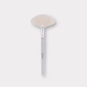Premium Fan Brush,  Natural Goat Hair | Pro Mask & Cleanser Applicator